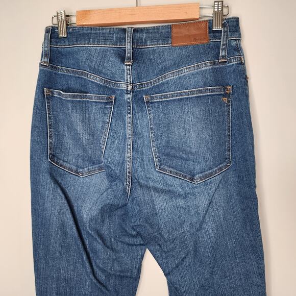 Madewell Curvy High-Rise Skinny Crop Jeans in Lander Wash 27 - Picture 6 of 11